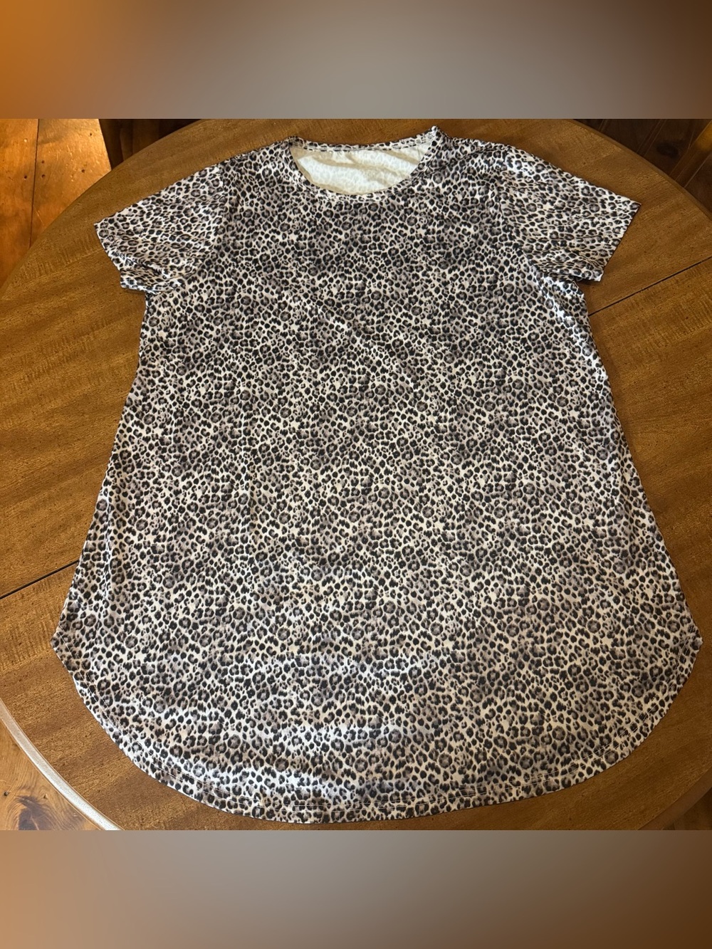 Cheetah Print Night Shirt